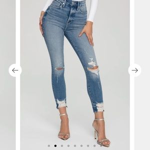 GOOD WAIST CROP CHEW HEM